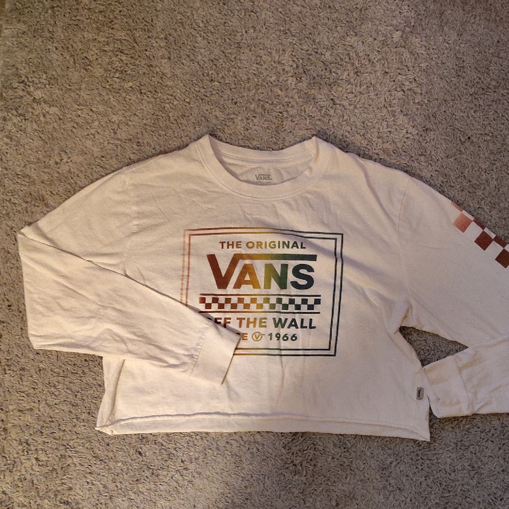 Vans Original Off The Wall White Long Sleeve Shirt
